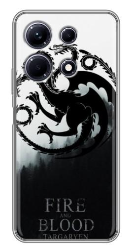 Чехол с печатью "Герб Таргариенов" для Infinix Note 30