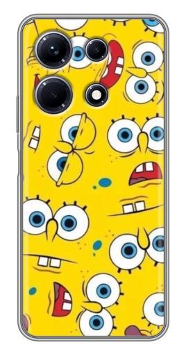 Чехол с принтом "Глаза Спанч-Боба" для Infinix Note 30