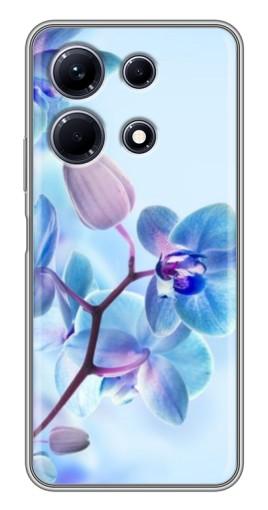 Чехол с принтом "Голубые орхидеи" для Infinix Note 30