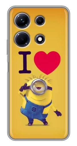 Чехол с картинкой "I Love Minion" для Infinix Note 30
