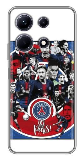 Чехол с печатью "Команда PSG" для Infinix Note 30