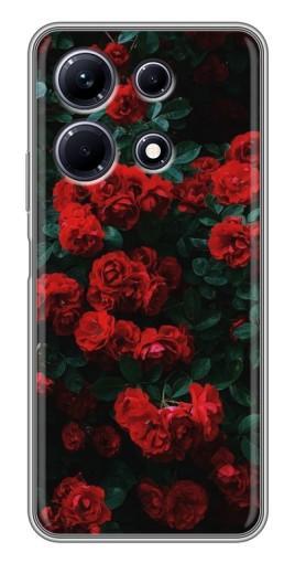 Чехол с принтом "Красные розы" для Infinix Note 30