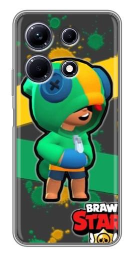 Чехол с печатью "Leon Brawl Stars" для Infinix Note 30
