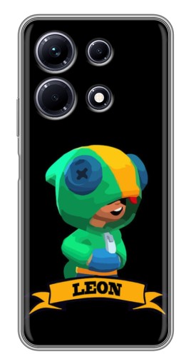 Силиконовый чехол с изображением "LEON" для Infinix Note 30