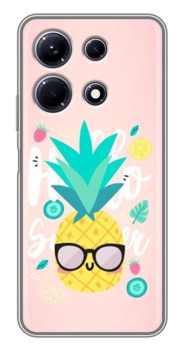 Чехол с печатью "Летний ананас" для Infinix Note 30