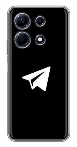 Чехол с принтом "Лого Телеграм" для Infinix Note 30