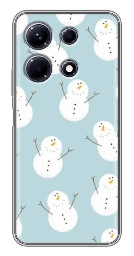 Чехол с принтом "Маленькие снеговики" для Infinix Note 30