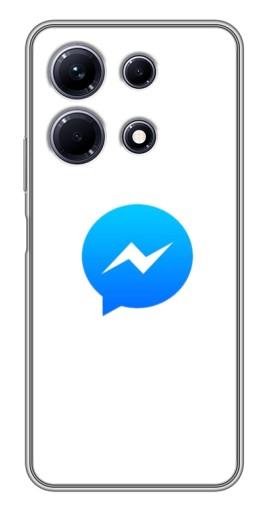 Чехол с печатью "messenger logo" для Infinix Note 30