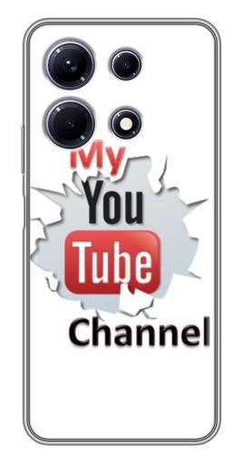 Чехол с картинкой "My YouTube" для Infinix Note 30