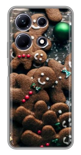 Чехол с картинкой "Новогодние человечки" для Infinix Note 30