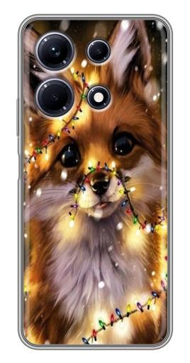 Чехол с картинкой "Новогодний лесенок" для Infinix Note 30