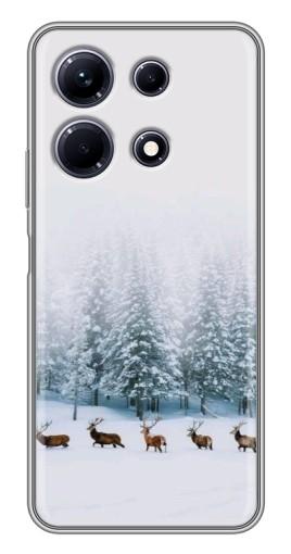 Чехол с принтом "Олени в лесу" для Infinix Note 30