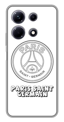 Чехол с картинкой "PSG логотип" для Infinix Note 30