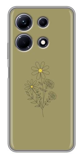 Чехол с принтом "Рисунок ромашка" для Infinix Note 30