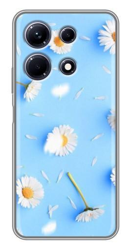 Чехол с картинкой "Ромашковый фон" для Infinix Note 30