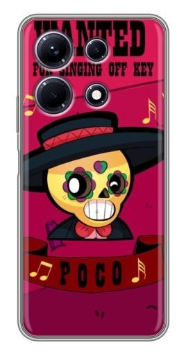 Чехол с печатью "WANTED POCO" для Infinix Note 30