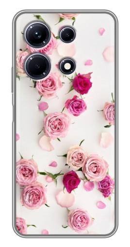 Чехол с печатью "Яркие розы" для Infinix Note 30