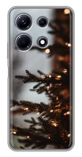 Чехол с печатью "Елка с гирляндой" для Infinix Note 30