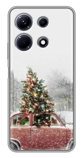 Чехол с печатью "Елка в машине" для Infinix Note 30