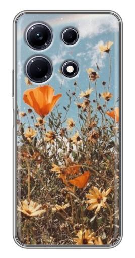 Чехол с принтом "Желтые цветы" для Infinix Note 30
