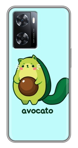 Чехол с принтом "Avocato" для Oppo A77