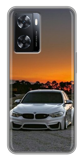 Чехол с печатью "BMW белая" для Oppo A77
