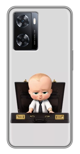 Чехол с печатью "Босс с чемоданом" для Oppo A77