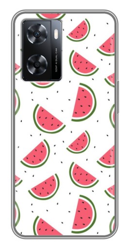 Чехол с картинкой "Дольки арбуза" для Oppo A77