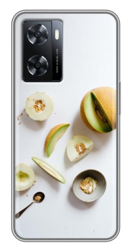 Чехол с картинкой "Обед из дынь" для Oppo A77