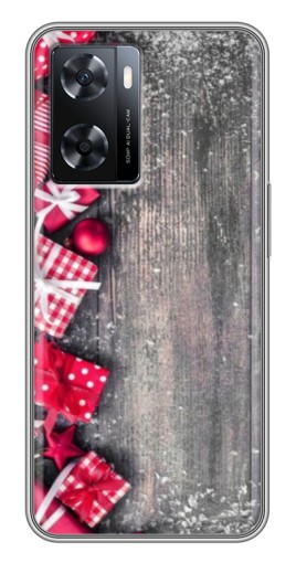 Чехол с печатью "Подарочный фон" для Oppo A77