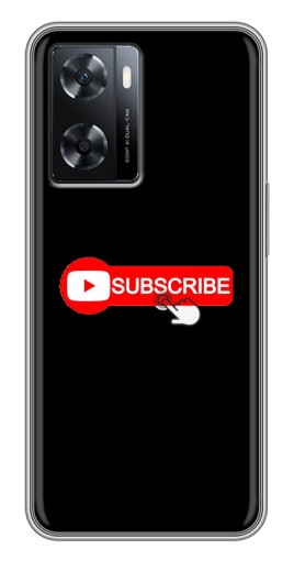 Чехол с печатью "Подпишись" для Oppo A77
