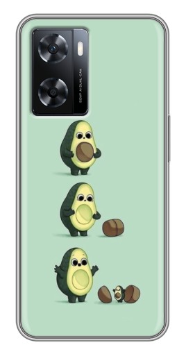 Чехол с принтом "Рождение авокадо" для Oppo A77