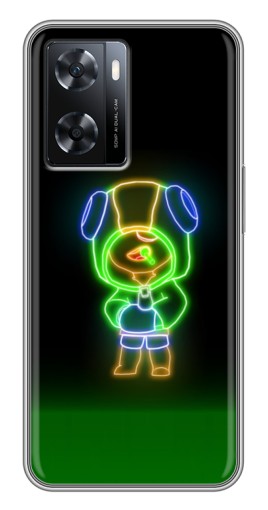 Силиконовый чехол с изображением "Яркий Леон" для Oppo A77