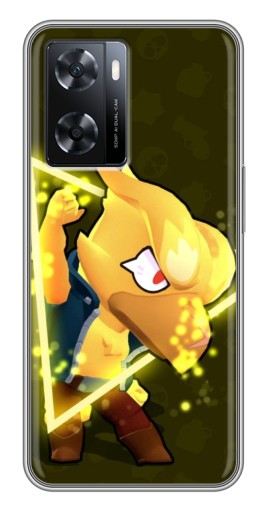 Чехол с картинкой "Золотой ворон" для Oppo A77