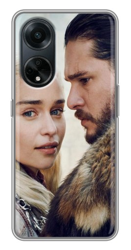 Чехол с картинкой "Дейнерис и Сноу" для Oppo A98
