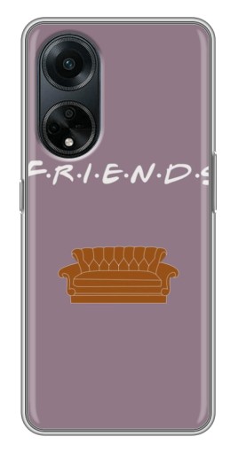 Чехол с печатью "Диван Друзья" для Oppo A98