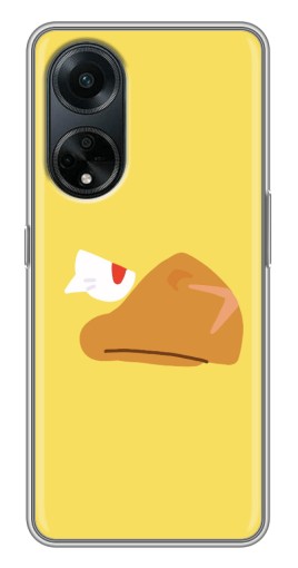 Силиконовый чехол с изображением "Gold Crow" для Oppo A98