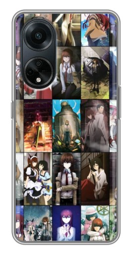 Чехол с принтом "Коллаж Курису Макисе" для Oppo A98