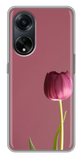 Чехол с печатью "Розовый тюльпан" для Oppo A98