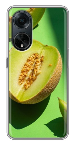 Силиконовый чехол с изображением "Сочная Дыня" для Oppo A98