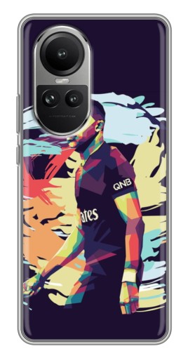 Чехол с картинкой "ART Mbappe" для Oppo Reno 10