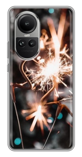 Чехол с картинкой "Бенгальские огни" для Oppo Reno 10