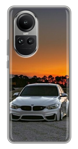 Чехол с картинкой "BMW белая" для Oppo Reno 10