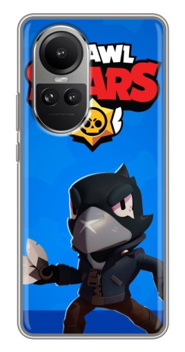 Чехол с печатью "Боевой Crow" для Oppo Reno 10