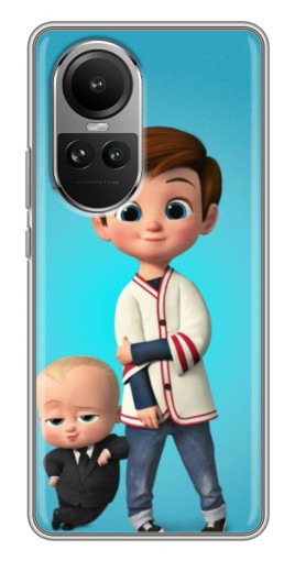 Чехол с картинкой "Boss and Boy" для Oppo Reno 10