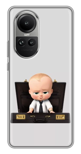 Чехол с печатью "Босс с чемоданом" для Oppo Reno 10