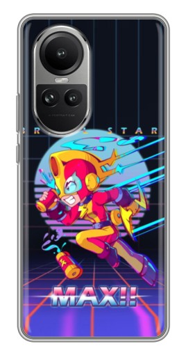 Силиконовый чехол с изображением "Brawl MAX" для Oppo Reno 10