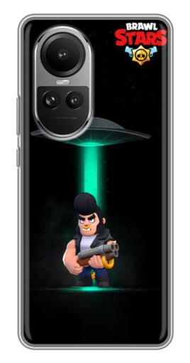 Силиконовый чехол с изображением "Bull инопланетянин" для Oppo Reno 10