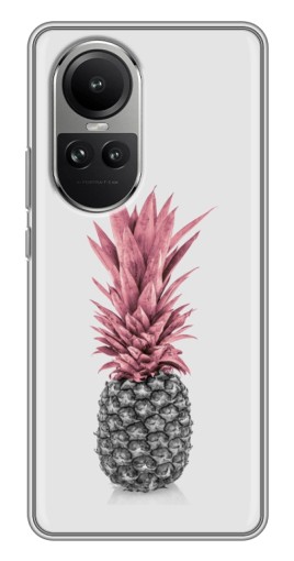 Чехол с печатью "Чёрно-белый ананас" для Oppo Reno 10
