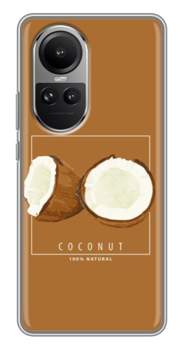 Чехол с картинкой "Coconut" для Oppo Reno 10
